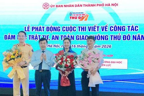 Phát động Cuộc thi viết 'Vì an toàn giao thông Thủ đô' năm 2026