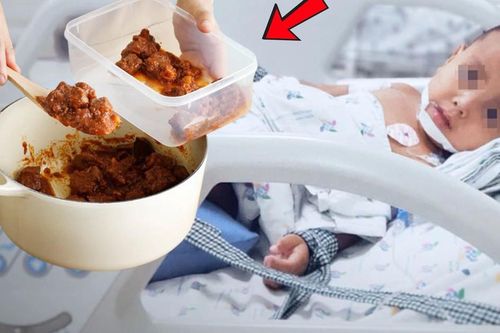 Bé trai 3 tuổi tím tái nguy kịch nghi do thức ăn thừa để qua đêm