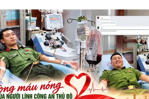 Bầu nhiệt huyết của người lính Công an Thủ đô giữa mưa lũ và niềm tin vào phép màu giữa đời thường