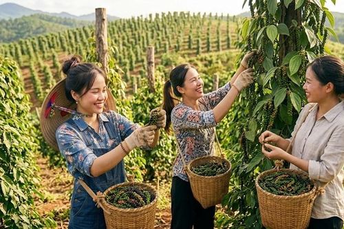 Giá hồ tiêu hôm nay 17.9.2026 giữ vùng cao 137.000–141.000 đồng/kg