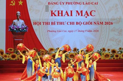 118 thí sinh tham gia Hội thi Bí thư chi bộ giỏi phường Lào Cai