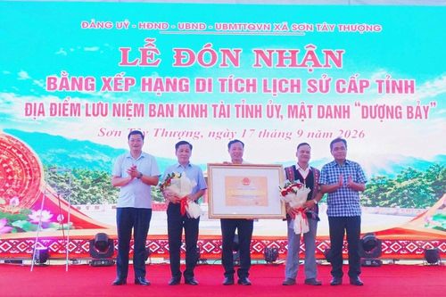 Quảng Ngãi: Đón nhận Bằng xếp hạng Di tích cấp tỉnh 'Dượng Bảy'