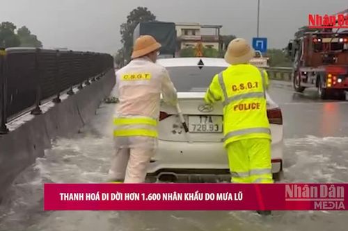 [Video] Thanh Hóa di dời hơn 1.600 nhân khẩu do mưa lũ