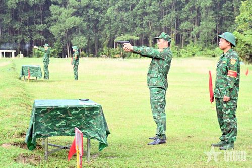 Bộ đội Biên phòng TP Huế tổ chức Hội thi phó đồn trưởng nghiệp vụ giỏi