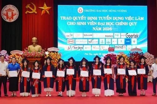 Gắn đào tạo với tuyển dụng, rộng cửa việc làm cho sinh viên