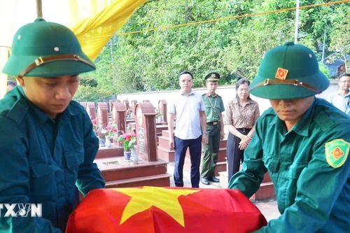 Thái Nguyên hoàn thành lấy mẫu giám định ADN xác định danh tính hài cốt liệt sỹ