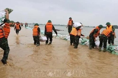 Hà Nội mưa lớn, nhiều khu vực ngập, lũ sông Bùi vượt báo động III