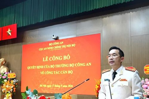 Đại tá Nguyễn Đại Đồng giữ chức Cục trưởng An ninh chính trị nội bộ