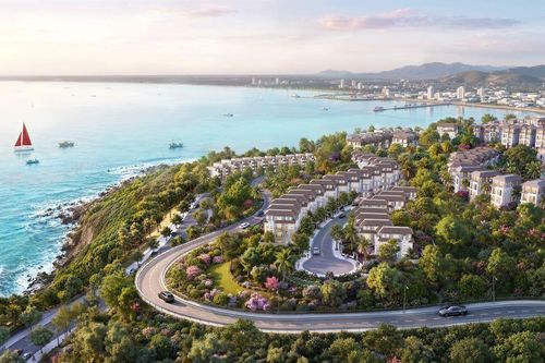Tầm nhìn không thể sao chép của dinh cơ sườn đồi hướng vịnh Vịnh Mây