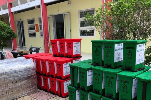 Triển khai giảm rác thải nhựa trong trường học tại phường An Hải