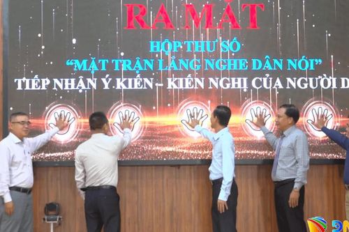 Thăng Điền ra mắt mô hình 'Hộp thư số - Mặt trận xã lắng nghe dân nói'