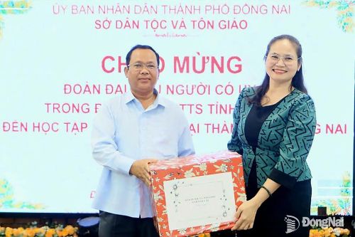 Đoàn công tác Sở Dân tộc và Tôn giáo tỉnh Đắk Lắk trao đổi kinh nghiệm tại Đồng Nai