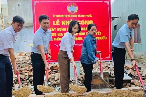Xã Tuy Phước khởi công xây dựng nhà "Đại đoàn kết" cho hộ nghèo