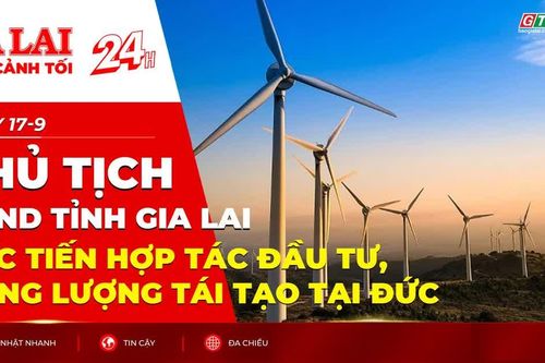 Toàn cảnh Gia Lai 24h: Chủ tịch UBND tỉnh Gia Lai xúc tiến hợp tác đầu tư, năng lượng tái tạo tại Đức