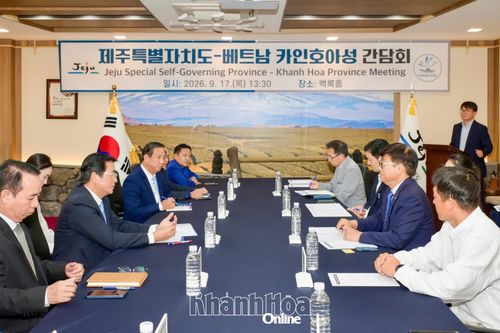 Khánh Hòa - Jeju hướng tới cơ chế hợp tác thường xuyên, thực chất