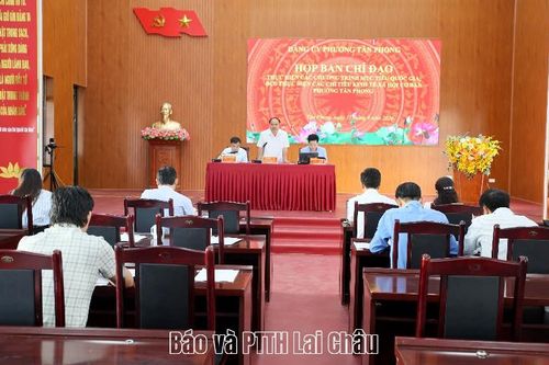 Họp Ban chỉ đạo thực hiện các Chương trình mục tiêu quốc gia và Ban Chỉ đạo thực hiện các chỉ tiêu kinh tế - xã hội cơ bản phường Tân Phong