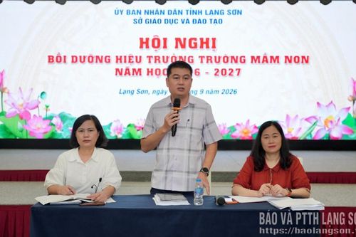 Bồi dưỡng cán bộ quản lý, hiệu trưởng trường mầm non năm học 2026 - 2027