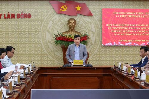 Lâm Đồng tập trung tháo gỡ những điểm nghẽn về thể chế, pháp luật