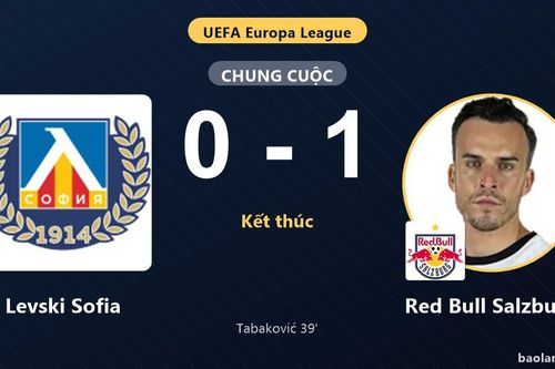 Hạ Levski Sofia trên sân khách, Red Bull Salzburg khởi đầu thuận lợi tại Europa League