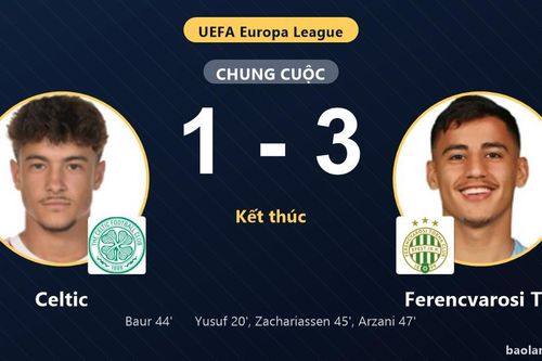 Gục ngã 1-3 trước Ferencvarosi TC ngay tại Celtic Park, Celtic khởi đầu chật vật