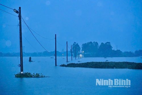 Sông Hoàng Long đã đạt đỉnh lũ, sông Đáy tiếp tục dâng dự báo đạt đỉnh vào chiều tối 17/9