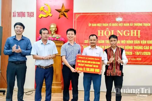 Thượng Trạch: Sơ kết mô hình dân vận khéo 'Đảng viên bám bản'