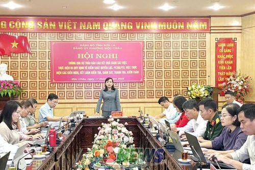 Giám sát việc kiểm soát quyền lực, phòng, chống tham nhũng, lãng phí, tiêu cực tại Mộc Châu và Phù Yên