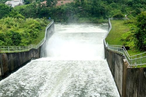 Xả nước qua tràn hồ Núi Cốc lưu lượng 50-150m³/s từ 14h ngày 17-9