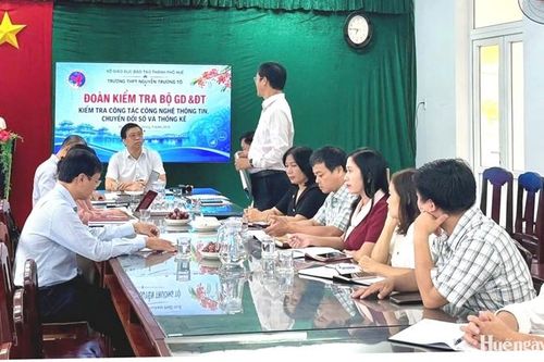 Bộ Giáo dục & Đào tạo kiểm tra công tác chuyển đổi số, chất lượng giáo dục