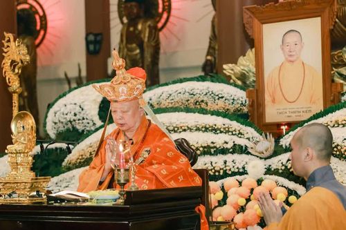 Đại giới đàn Thanh Kiểm: Trang nghiêm khóa lễ Thuyết U minh giới tại Giới đài viện Huệ Nghiêm