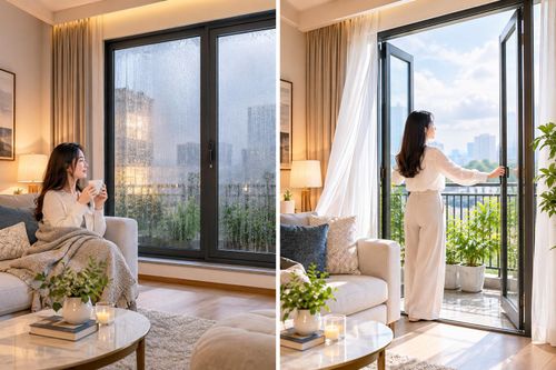 Nên đóng kín hay mở cửa nhà khi trời mưa ẩm kéo dài?