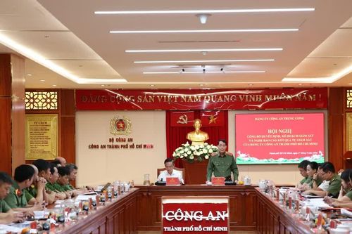 Công bố quyết định giám sát đối với Đảng ủy Công an TP Hồ Chí Minh