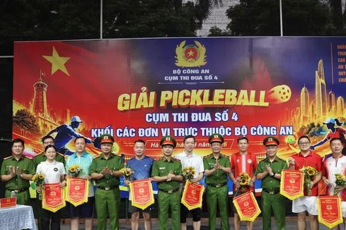 Sôi nổi Hội thao Giải Pickleball năm 2026 trong Cụm thi đua số 4