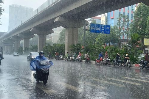 Hà Nội mưa to kéo dài