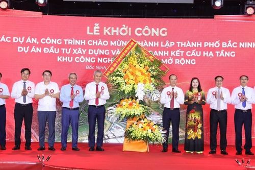 Bắc Ninh khởi công dự án Khu công nghiệp Việt - Hàn hơn 1.236 tỷ đồng
