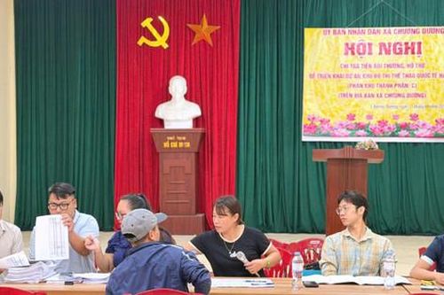 Chương Dương: Chi trả đền bù cho 135 hộ dân phục vụ dự án Khu đô thị Thể thao quốc tế Hà Nội
