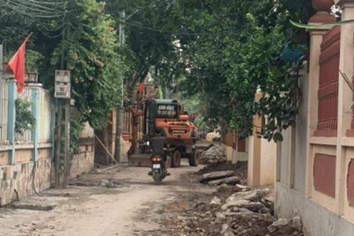 Xã Yên Lãng: Nhà thầu thi công sai thiết kế tại dự án cải tạo, nâng cấp đường giao thông