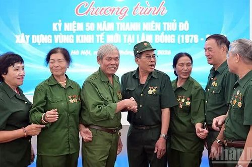 Kỷ niệm 50 năm thanh niên Thủ đô đi xây dựng vùng kinh tế mới tại Lâm Đồng