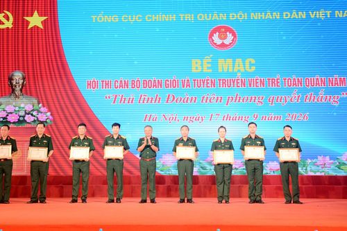 Hội thi cán bộ Đoàn giỏi và tuyên truyền viên trẻ toàn quân năm 2026 khu vực phía Bắc: Tỏa sáng bản lĩnh, trí tuệ của thủ lĩnh Đoàn