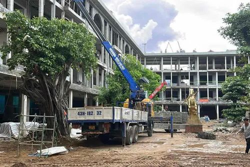 Nhiều trường học ở Đà Nẵng vào năm học mới vẫn ngổn ngang công trường