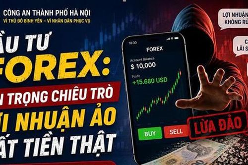 Cảnh giác chiêu lừa đầu tư Forex: Cho 'nếm' lợi nhuận rồi dụ nạp tiền lớn