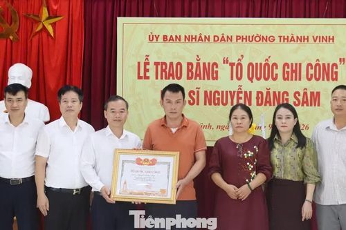 Người thương binh mang thương tật 81% được truy tặng liệt sĩ, trao bằng Tổ quốc ghi công