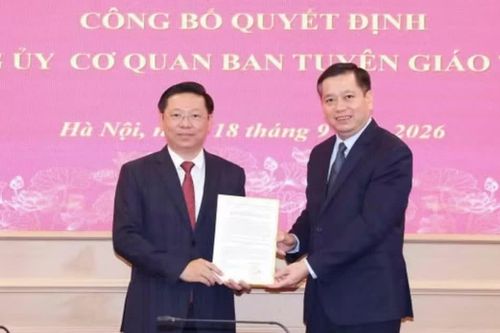 Ông Trần Thanh Lâm giữ chức Bí thư Đảng ủy cơ quan Ban Tuyên giáo Trung ương
