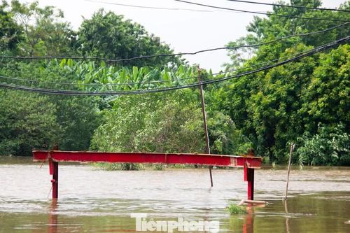 3 cây cầu 'mất dấu' trong nước lũ, người dân Hà Nội phải đi vòng 10 km để sang sông