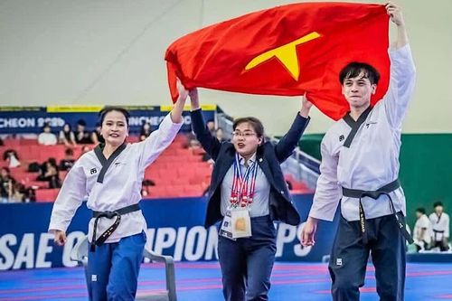 Đội tuyển taekwondo Việt Nam giành HCV thế giới