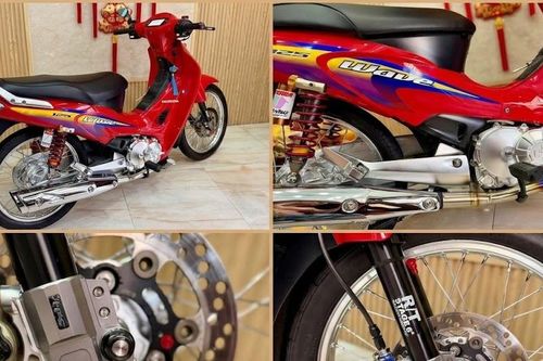 Honda Wave 125 đời 2005 lên dàn đồ hiệu hơn 500 triệu đồng
