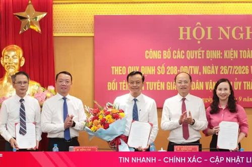 Hà Tĩnh kiện toàn tổ chức Đảng, thành lập các Đảng bộ trực thuộc Tỉnh ủy