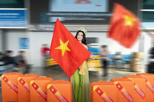 Emoura Phạm lên đường dự thi Miss Grand International 2026