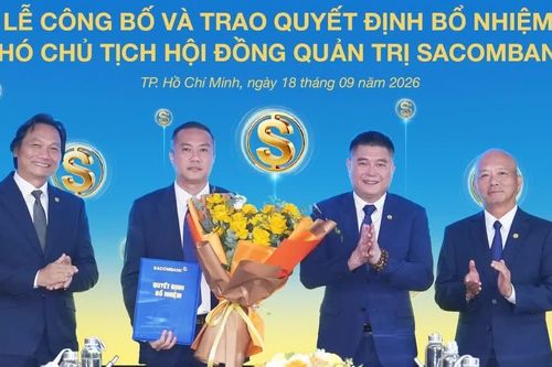 Tân Phó chủ tịch Sacombank là ai?
