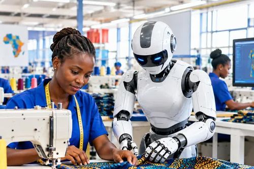 AI và robot giúp 'nâng cấp' ngành dệt may châu Phi